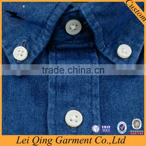 Long Sleeve Men Cotton Jean Shirt Denim Shirt thumbnail-3