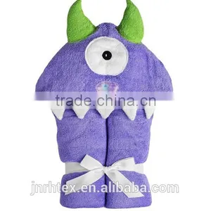 Custom Animal Design Baby Hooded Towel Poncho thumbnail-1