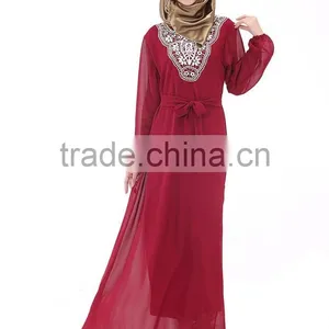 New Design the Middle East Summer Women Muslim Wedding Long Dress thumbnail-4