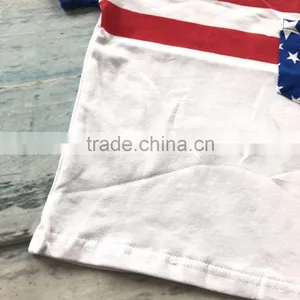 Baby Boy Shorts Sets Boutique Outfits Cute Cotton July 4th Top Shirts Raglans Summer Clothes Striped Star Kids Wear thumbnail-4