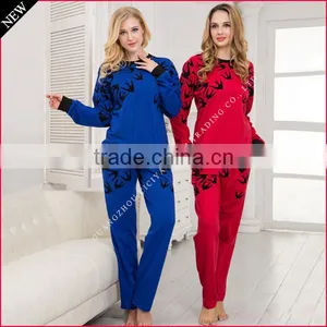 Wholesale Custom Kurta Designs Winter Plus Size Women Pajamas Set thumbnail-1