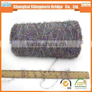 Fancy Hand Knitting Yarn Factory Wholesale 2017 New Fantasy Feather Yarn, Polyester Lurex Feather Yarn With Good Quality thumbnail-6