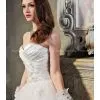 S601 Best Custom Made Swaroski Beaded Flower Real Picture Wedding Dress thumbnail-2