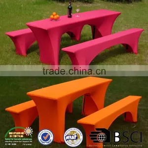 Wood Fold Beer Garden Bench Table Cover Biertischhussen Table Cover 3set Beer Bench Table Cover thumbnail-1