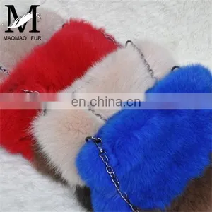 2016 New Fashion Bag Latest Design Real Fox Women Fur Bag thumbnail-6