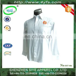 Hot 100% Cotton Men's Long-Sleeve High Quality Formal Dress Shirt thumbnail-1