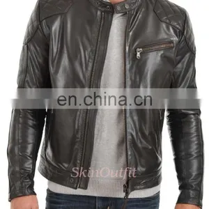 High Quality Winter Fashion Man Leather Jacket thumbnail-1