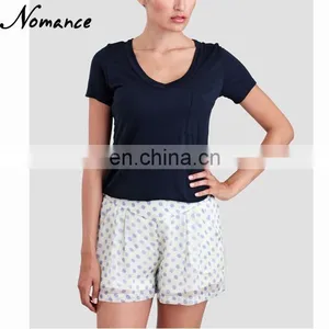 Playing Games Polka Dot Shorts Summer Nylon Shorts for Women thumbnail-1