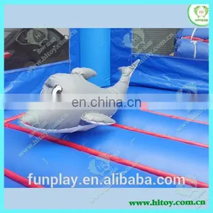 HI 0.55mm Pvc Commercial Bouncy Castle Inflatable Bouncer Shark Jumping Castle Hot Sale thumbnail-4