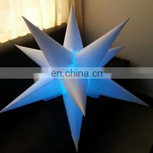 2013 Hot Sale White Decoration Led Light Inflatable Star thumbnail-1