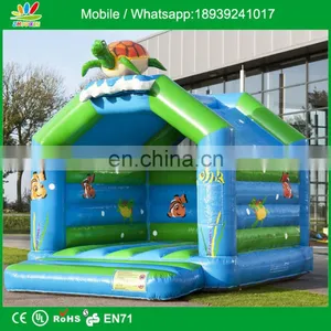 Eyecatching Turtle Design Inflatable Trampoline Rental thumbnail-1