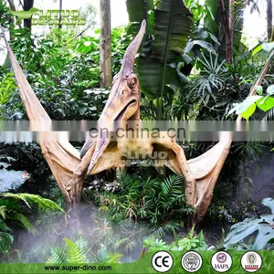 Display Silicon Rubber Animatronic Flying Dinosaur Model thumbnail-1