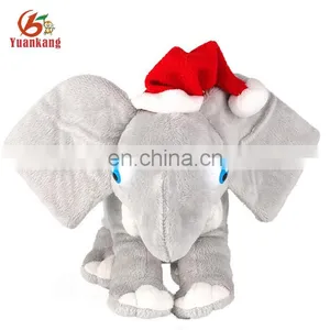 SA8000 Socia Audit Wholesale Customized Plush Gray Animal Elephant Stuffed Toy With Big Ears thumbnail-1