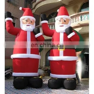 Giant Christmas Event Use Inflatable Santa Clause With Gift thumbnail-1