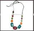 Latest Chick Style Colourful Resin Necklace thumbnail-1