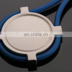 Factory Soft Plastic Round Shape Key Chain or Keyring thumbnail-3