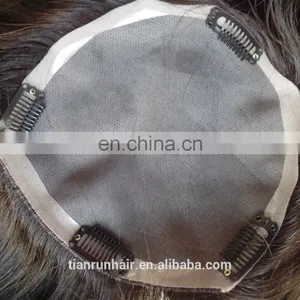 Nature Human Hair Toupee For Womens Quality Virgin Chinese Human Hair Mens Toupee thumbnail-1