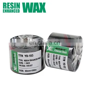 Zebra Digital Label Printing Wax Resin Golden White Silver Thermal Transfer Ribbon Printer thumbnail-2