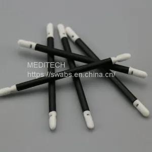 DOUBLE HEAD FOAM SWABS WITH BLACK PLASTIC HANDLE thumbnail-3