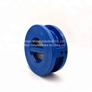 PN16 Ductile Cast Iron di Wafer Type Butterfly Check Valve thumbnail-1