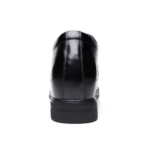 Men Height Increasing Elevator Formal Dress Shoes Leather for Wedding Party thumbnail-3