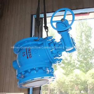 Full Bore Top Entry Eccentric Ball Valve For District Heating Water thumbnail-4
