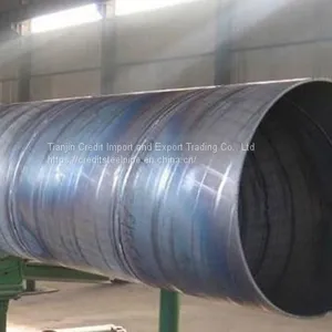 API 5L Spiral Steel Pipe Liquid Gas Transportation Welded Steel Pipe For Sale thumbnail-2