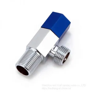 Hot and Cold Triangle Valve Kitchen Bathroom Water Heater Faucet General Water Valve Switch thumbnail-3