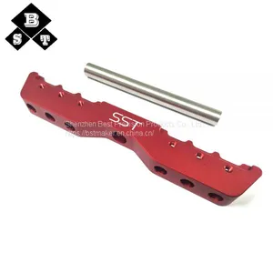 High Quality CNC Lathe Milling Machining Colorful Aluminum Anodized Auto Parts thumbnail-3