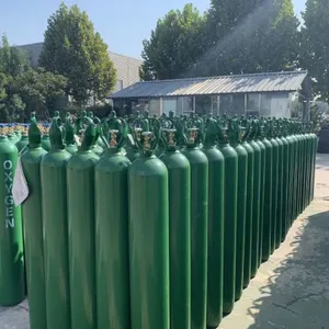 50 L Medical Use Seamless Steel Oxygen Nitrogen Acetylene Hydrogen 150 Bar / 200 Bar Gas Cylinder thumbnail-2
