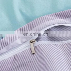 Comforter Set Microfiber Luxury Comforter Plaid Pattern Set Bedding,Bed Sheet And Comforter Set# thumbnail-6