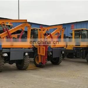 Hydraulic Guardrail Installation Piling Machines in Italy Piling Machinery for Sale thumbnail-4