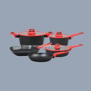 Non-stick Forged Aluminium Cookware Set With Soft Touch Handle thumbnail-1