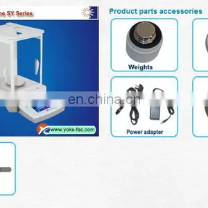 100g 1mg 0.001g Internal Calibration Touch Color Screen Laboratory Precision Weighing Balance Scale thumbnail-2