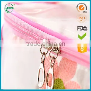 China Supplier Clear PVC Cosmetic Bag Packaging for Skincare thumbnail-3