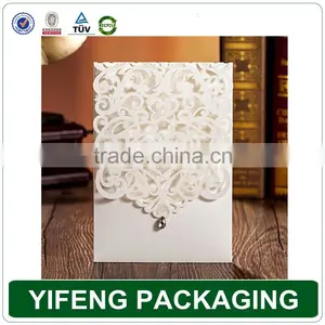 Fancy Luxurious 3d Laser Cut Wedding Invitation Card thumbnail-6