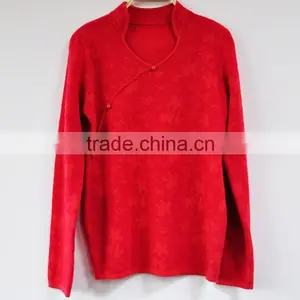 Tang Suit Style Sweater for Old Women thumbnail-1