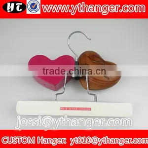 YY0456 Custom Brand Logo Hair Extension Hanger Wigs Wooden Hanger Quality Choice thumbnail-3