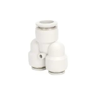 PW Series 3 Way Y Tee Variable Diameter Pipe Fitting Plastic Pneumatic Fittings thumbnail-2