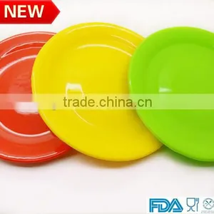 Dinner Ware Colored Silicone 6"square Plate thumbnail-3