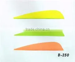 Arrow Plastic Feather Fletching Vanes 1.75",2",2.5",3",4",5" Linkboy Hunting thumbnail-2