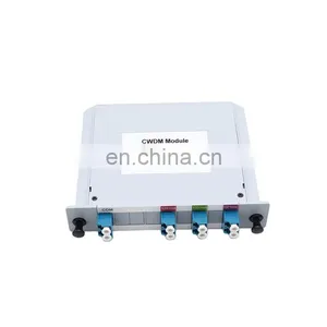 Single Fiber 1270-1410nm 8CH Mux/Demux CWDM 100GHz 8 Channels Lgx Box CWDM thumbnail-1
