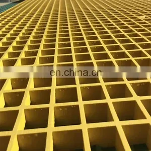 Anti Slip Walkway Grille Glass Fiber Slot Grille Mini Mesh Fiberglass Grating thumbnail-5