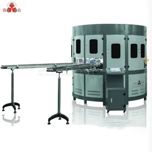 Automatic Wine Bottle Screen Printing and Hot Stamping Machine for Cosmetics Packaging 2-color Silk Screen 1-color Hot Stamping S106 thumbnail-4