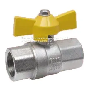 1/2-2 Inch Brass Ball Valve for Gas and Water thumbnail-1