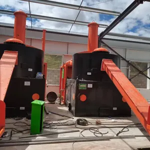 Fumigation Magnetic Carbonization (pyrolysis) Furnace, Magnetic Pyrolysis Garbage Treatment Equipment thumbnail-1