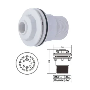 Factory Supplier Water Return Suction Nozzles Swimming Pool Wall Inlet Fittings thumbnail-6