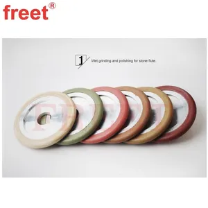 4 Inch Resin Fluting Wheels Wet for Flute Grinding Granite and Marble thumbnail-2