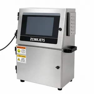 ZCINKJETS 40um High Resolution Continuous Inkjet Printer Small Character Coding Machine for Fine Date Batch Printing thumbnail-2