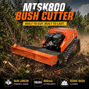 Battery Powered Lawn Mower 9Kw 420cc Loncin Gasoline Engine 4-stroke Brush Cutter Forest Mulcher Robot For Nurseries thumbnail-1